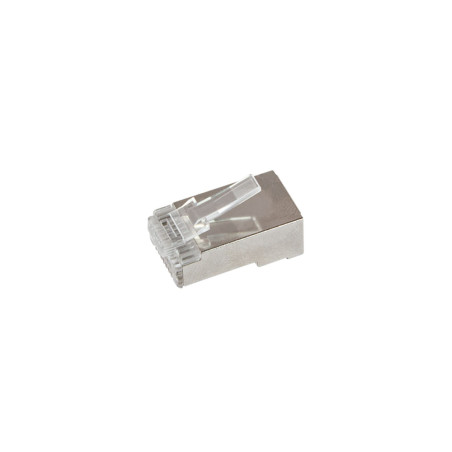 Conector modular rj45 cat.6 stp, 50 uds