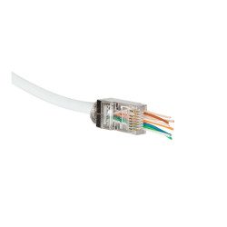 Conector modular rj45 cat.6 stp, 50 uds