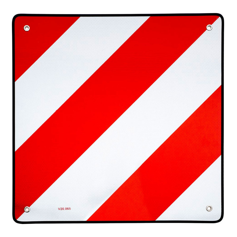 Señal carga sobresaliente reflectante 500 x 500 mm
