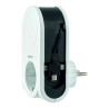 Adaptador 3 conectores usb + 1 usb a + 1 toma schuko 16a 250 v~ blanco