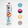 Pintura plástica spray interior ral 9016 blanca mate 600 ml