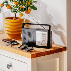 Radio am/fm ad 1909, 15,5 x 21 x 6 cm
