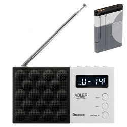 Radio digital pll fm ad 1908, 12,5 x 3 x 7 cm