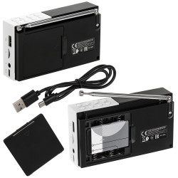 Radio digital pll fm ad 1908, 12,5 x 3 x 7 cm