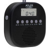Radio fm resistente al agua ipx4 ad 1912, 9 x 9 x 2,5 cm