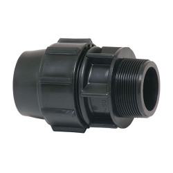 Enlace mixto rosca macho polipropileno 20 mm x 1/2"