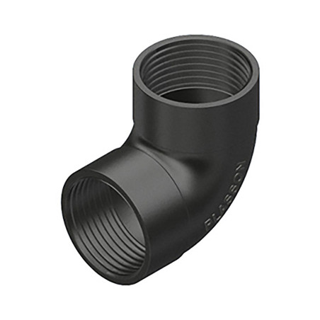 Codo 90° rosca hembra polipropileno 1"