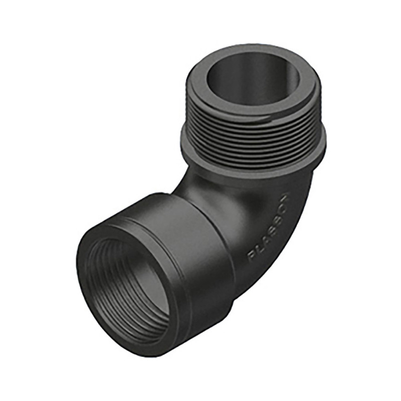 Codo 90° rosca macho/hembra polipropileno 3/4"