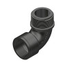 Codo 90° rosca macho/hembra polipropileno 3/4"