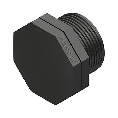 Tapon rosca macho polipropileno 1/2"