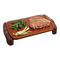 Plancha de asar terracota 1600 w 460 x 280 mm
