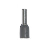 Puntera aislada 02,50 mm², gris, 100 uds