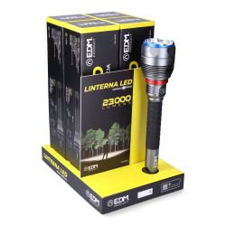 Linterna led de largo alcance, wolf pro r1, 23000 lm
