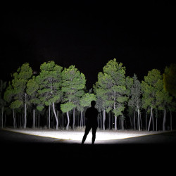 Linterna led de largo alcance, wolf pro r1, 23000 lm