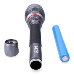 Linterna led de largo alcance, wolf pro r1, 23000 lm