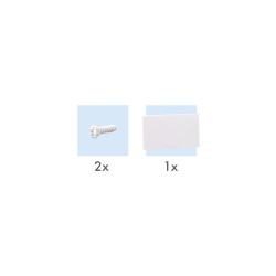 Caja de superficie 1 conector rj45 cat. 6a apantallado
