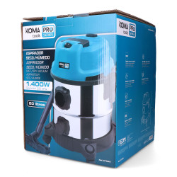 Aspirador seco / húmedo 1400 w con cable 4,5 m