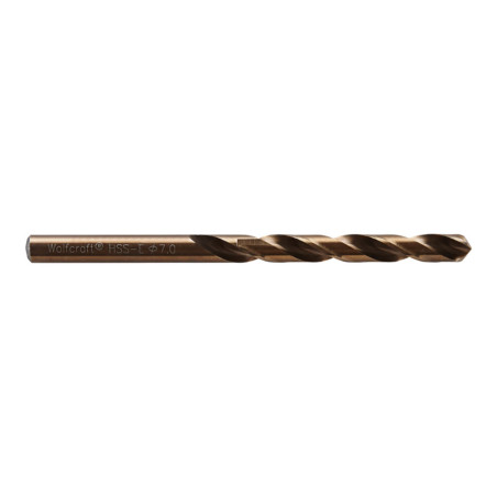 Broca para metal hss cobalto rectificada, ø7x 109 mm