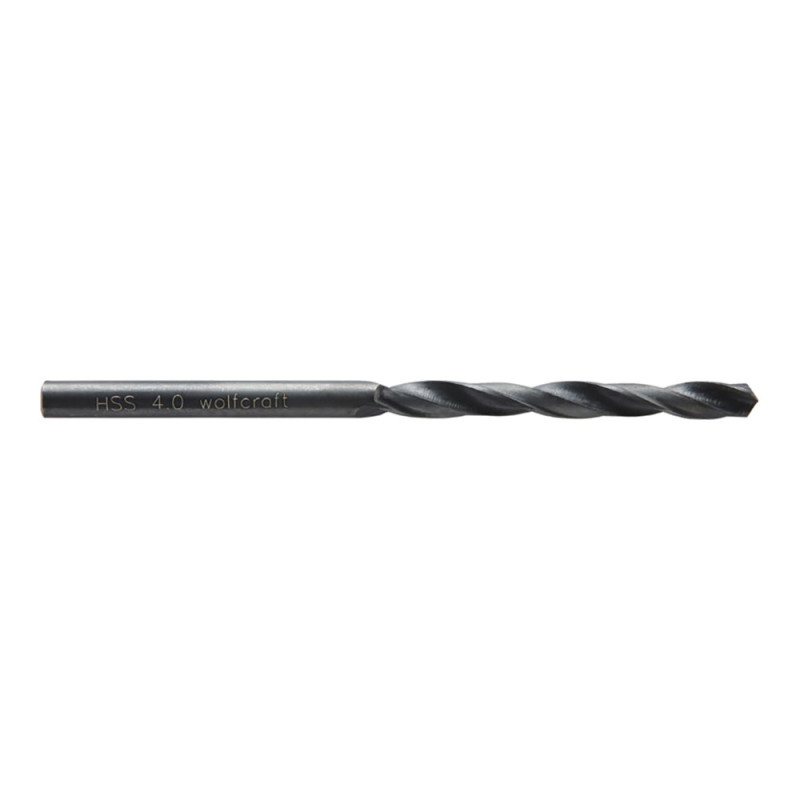 Broca para metal hss, forja por laminación, ø4x 75 mm