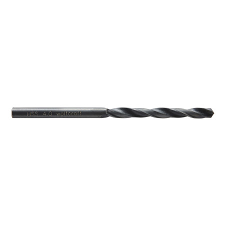 Broca para metal hss, forja por laminación, ø4x 75 mm