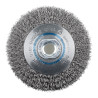 Cepillo cónico de alambre de acero, rosca m14, ø100 x 15 mm