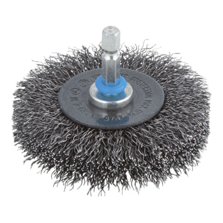 Cepillo de disco de alambre de acero ø75 x 16 mm