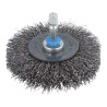 Cepillo de disco de alambre de acero ø75 x 16 mm