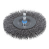 Cepillo de disco de alambre de acero ø100 x 16 mm