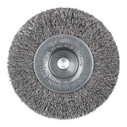 Cepillo de disco de alambre de acero ø100 x 16 mm