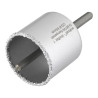 Corona de perforación recubierta de carburo de tungsteno, con adaptador, ø68 x 55 mm
