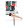 Hoja de sierra de calar hss 130 mm, vástago t, metal, 2 uds