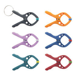 Pinza mini con resorte microfix s, 20 mm, 6 uds