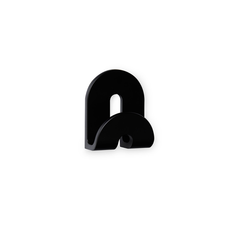 Colgador adhesivo calma negro