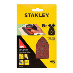 Hojas de lijadora de detalles mouse® 80 g, 5 uds