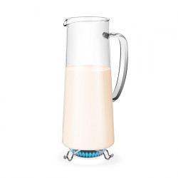 Jarra de vidrio borosilicato teo apta para frigorífico 1 l