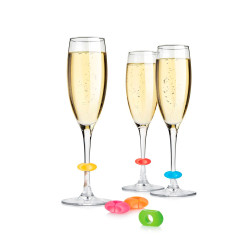 Marcadores de copas uno vino colores surtidos 12 uds