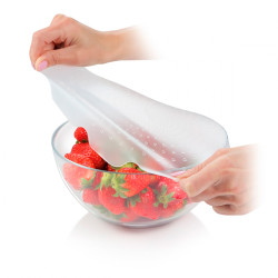 Tapas flexibles de silicona 4food ø17 y 23 cm 2 uds