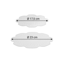 Tapas flexibles de silicona 4food ø17 y 23 cm 2 uds