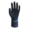 Guante nailon doble recubrimiento latex, 100% resistente al agua, talla 07