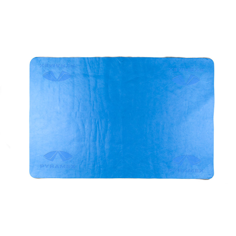 Toalla reutilizable refrescante envolvente, azul, 66 x 43 cm