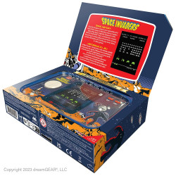 Pocket player space invaders portable