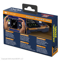 Pocket player space invaders portable