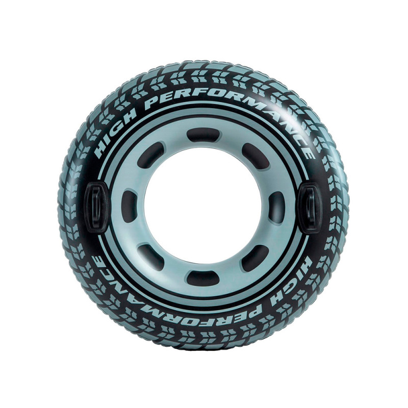 Flotador hinchable. modelo rueda. color negro ø91cm