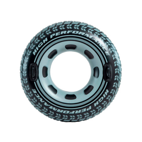 Flotador hinchable. modelo rueda. color negro ø91cm