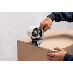 Dispensador cinta de embalaje + 2 rollos 48 mm x 15 m