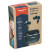 Auriculares earphone bluetooth con estuche negro
