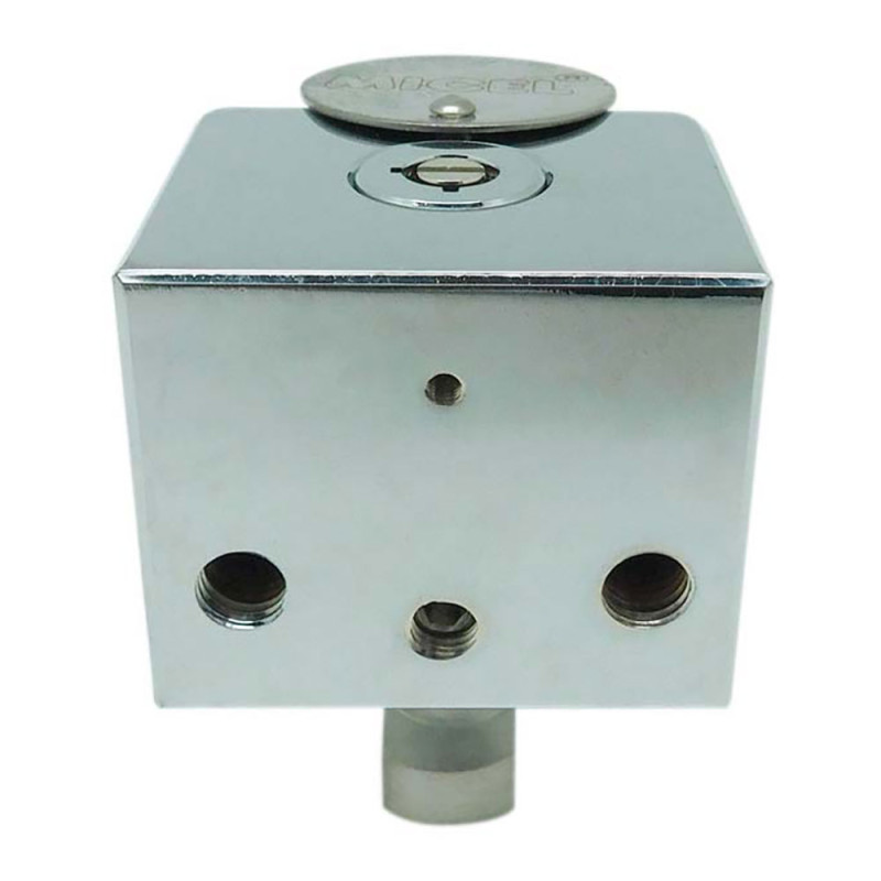 Candado cuadrado cn13 sin base con llave tubular cb