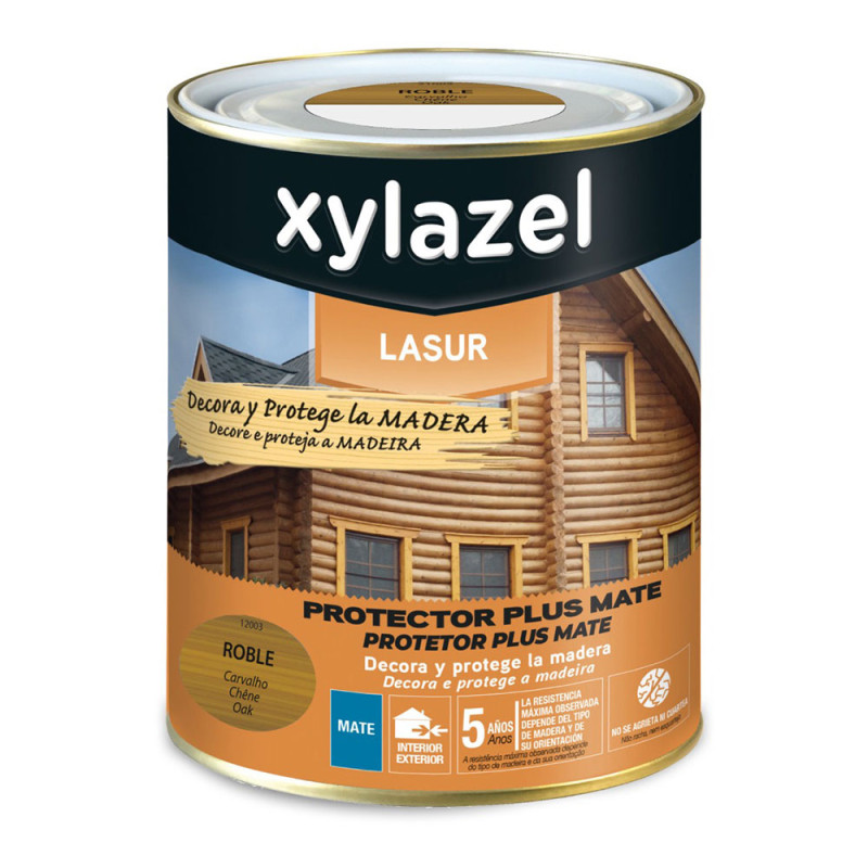 Protector madera plus decora roble mate 0,25 l