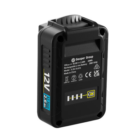 Bateria 12 v 2,6 ah para pulverizador eléctrico de 15 l