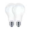 Bombilla estandard led e27 10,5 w 1521 lm 2700 k luz calida, 2 uds